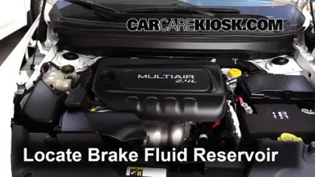 2015 Jeep Cherokee Latitude 2.4L 4 Cyl. Brake Fluid Add Fluid